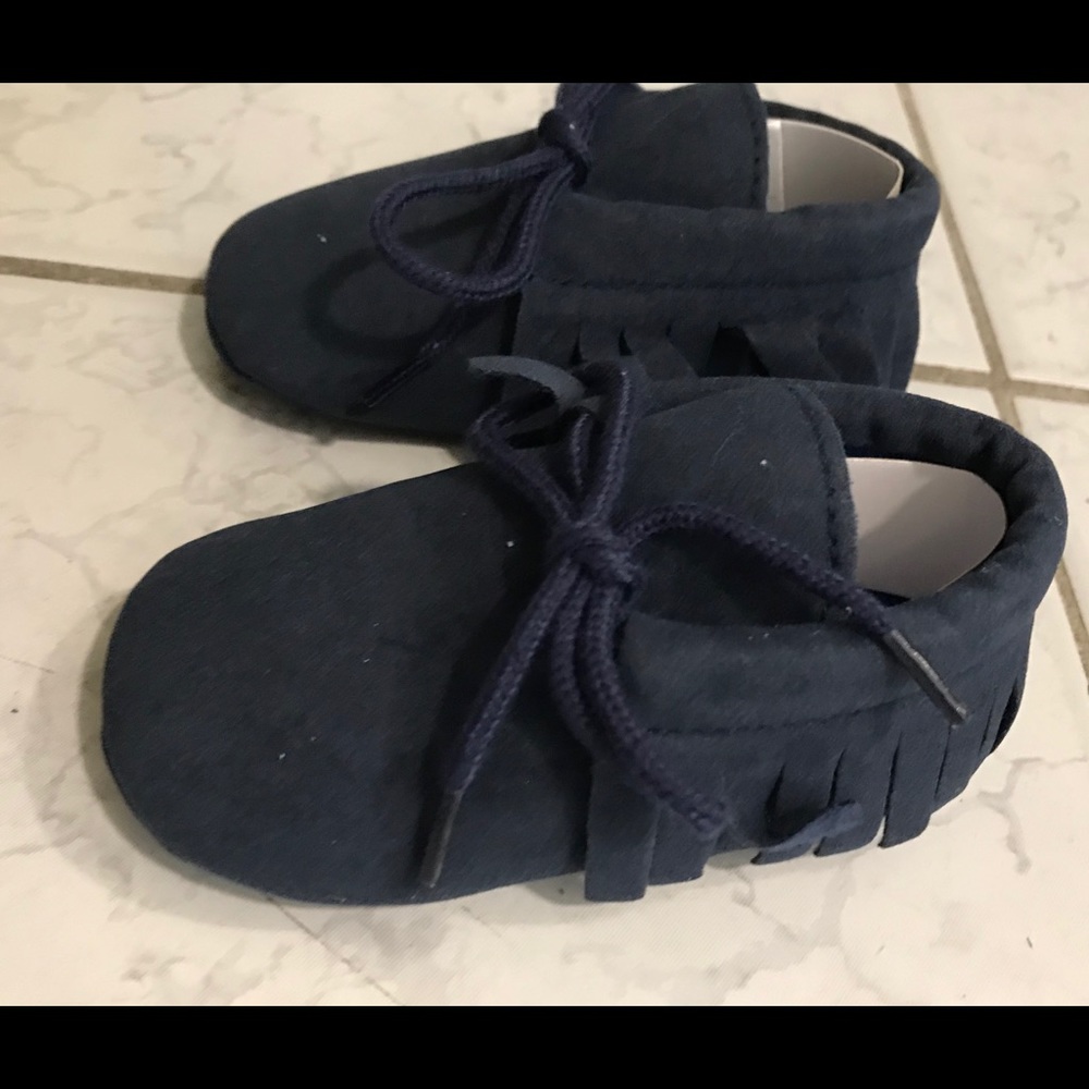 Adorable Suede Baby Moccasins